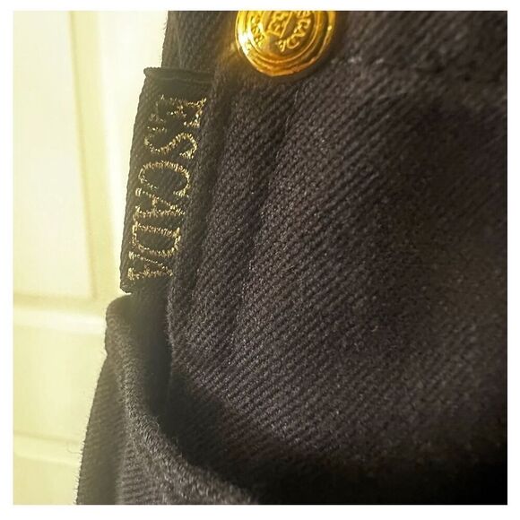 Escada Margaretha Ley black streight pants with gold hardware - Picture 12 of 13